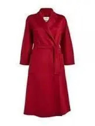 Ludmilla 1 Belt Cashmere Single Coat Red - MAX MARA - BALAAN 2