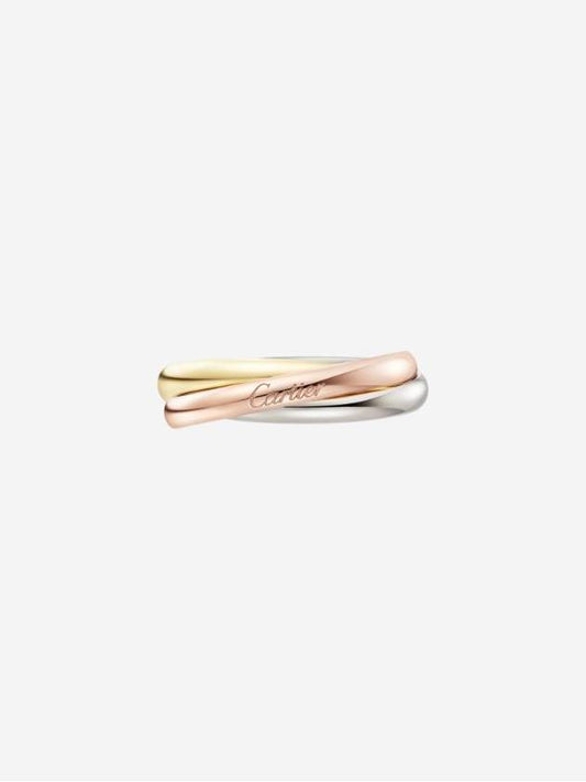 Trinity ring small white gold rose gold yellow gold - CARTIER - BALAAN 1