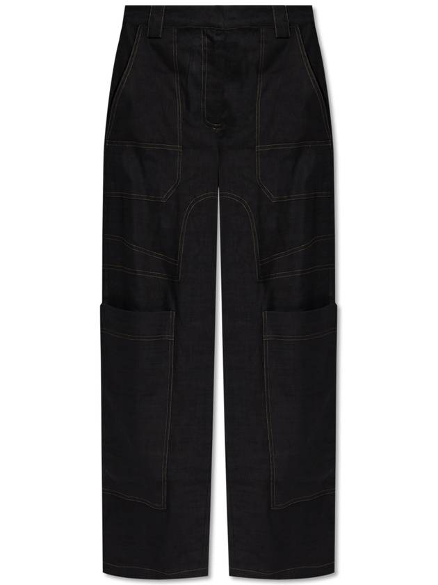 Cult Gaia Pants Wynn, Women's, Black - CULT GAIA - BALAAN 1