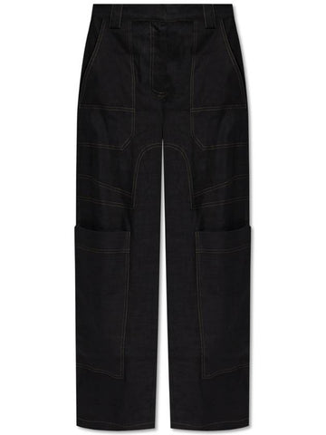 Cult Gaia Pants Wynn, Women's, Black - CULT GAIA - BALAAN 1