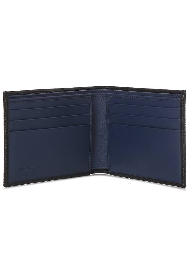 Gancini Half Wallet Black - SALVATORE FERRAGAMO - BALAAN 5