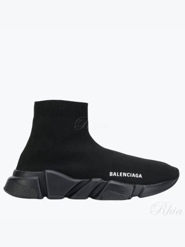 Speed ​​Recycle Knit High Top Sneakers Black - BALENCIAGA - BALAAN 2