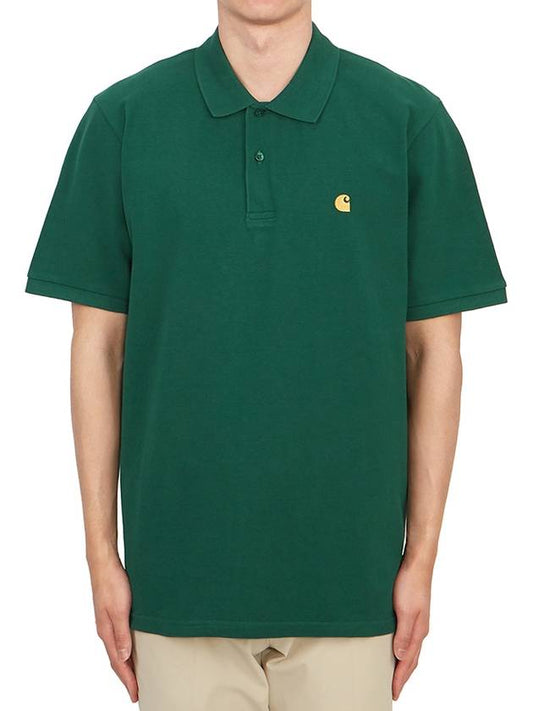 Chase Pique Polo Green - CARHARTT WIP - BALAAN 2