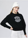 Thick inner brushed semi-balloon sleeve crop black sweatshirt shirt DO6232SW13 - DOYOUKNOWMC GOLF WEAR - BALAAN 2