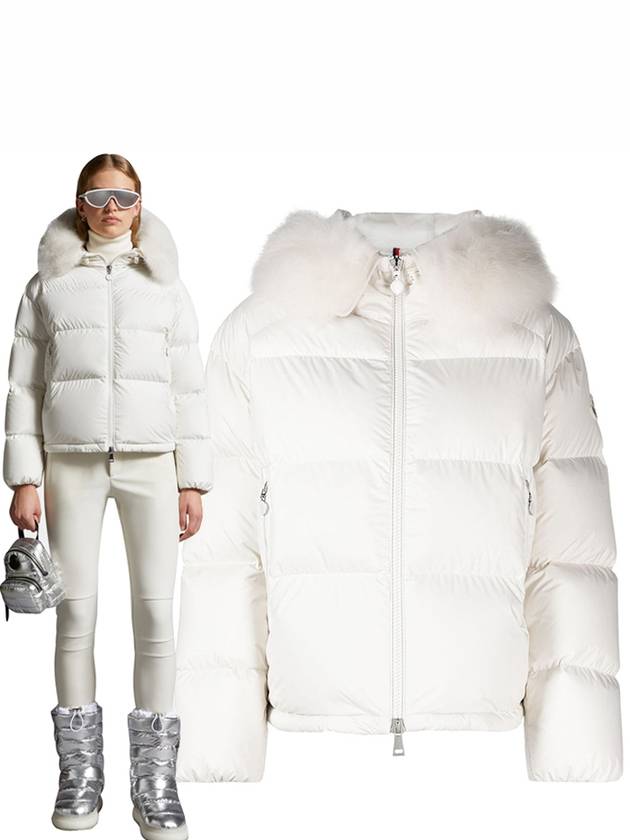 Women's Mino Short Down Padding White - MONCLER - BALAAN 2