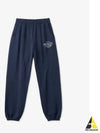 Health Club Print Cotton Track Pants Navy - SPORTY & RICH - BALAAN 2