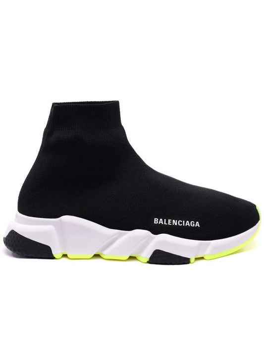 Speed Runner High Top Sneakers Black Yellow - BALENCIAGA - BALAAN 2