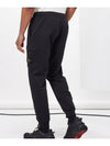 Wappen Patch Drawstring Track Pants Black - STONE ISLAND - BALAAN 3