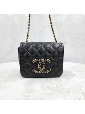 Lux You Workshop Mini Flap Bag New Built in Chip AS2599 - CHANEL - BALAAN 1