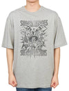 DC Face Off Short Sleeve T-Shirt Medium Grey Heather - REEBOK - BALAAN 2