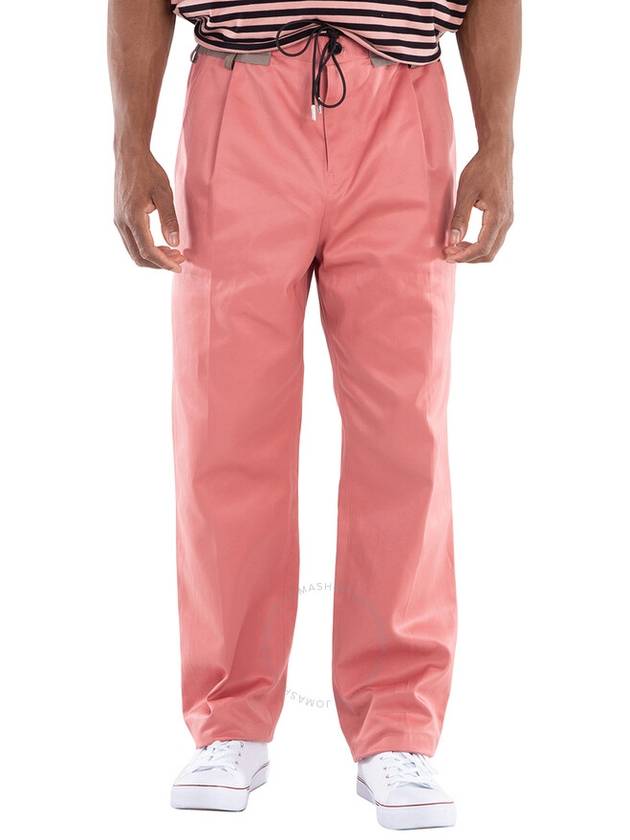 Sacai Men's Pink Cotton Chino Pants, Brand Size 3 (Large) - SACAI - BALAAN 1