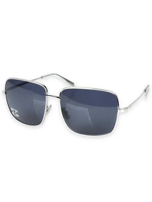 Eyewear Triomphe Rhinestone 01 Square Sunglasses Silver Grey - CELINE - BALAAN 3