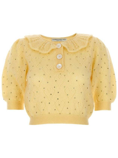 Sweater FABX3651K42629088 YELLOW - ALESSANDRA RICH - BALAAN 2