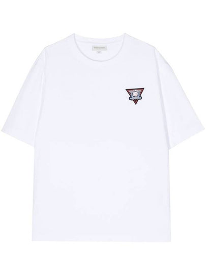 Surf Collage Oversize Short Sleeve T-Shirt White - MAISON KITSUNE - BALAAN 2