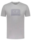 30/1 Jersey Label Style Logo Short Sleeve T-Shirt Grey - CP COMPANY - BALAAN 2