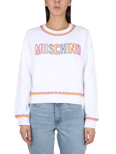 Sweater 17020528 1001 WHITE - MOSCHINO - BALAAN 2