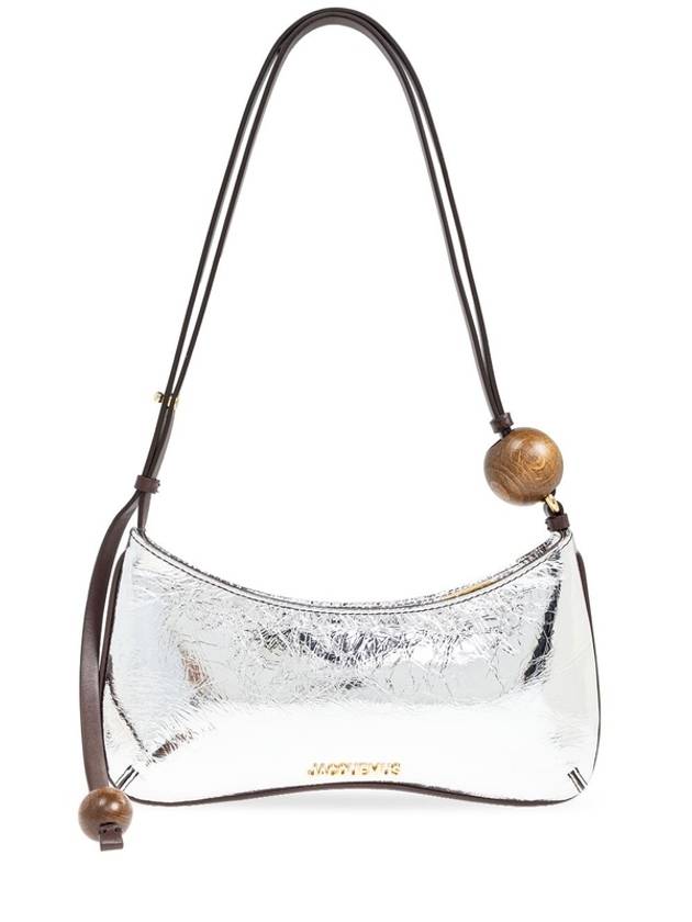 Le Bisou Perle Leather Shoulder Bag Silver - JACQUEMUS - BALAAN 2