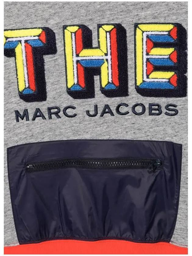 Kids Color Block Logo Hoodie Multi W25522 A35 - MARC JACOBS - BALAAN 4