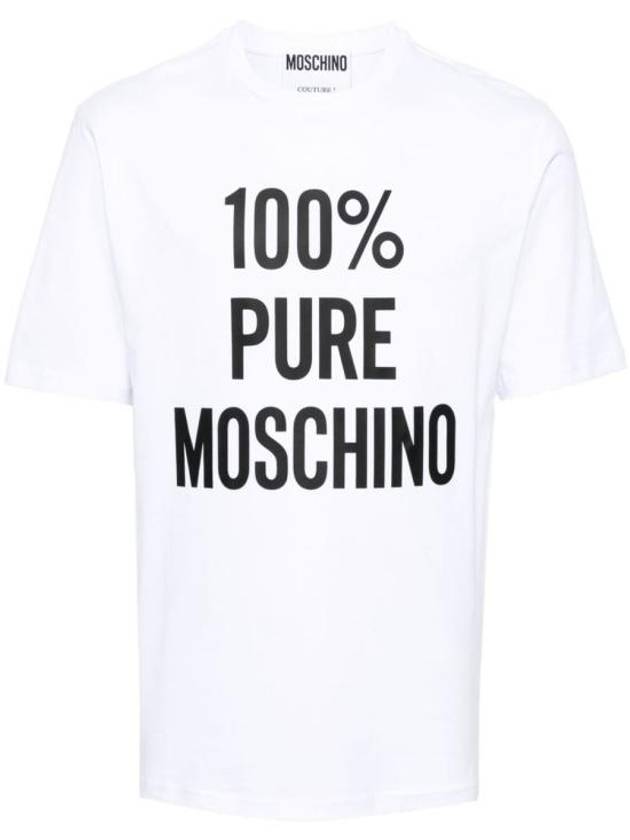 Long Sleeve T-Shirt J0715 0241 1001 WHITE - MOSCHINO - BALAAN 1