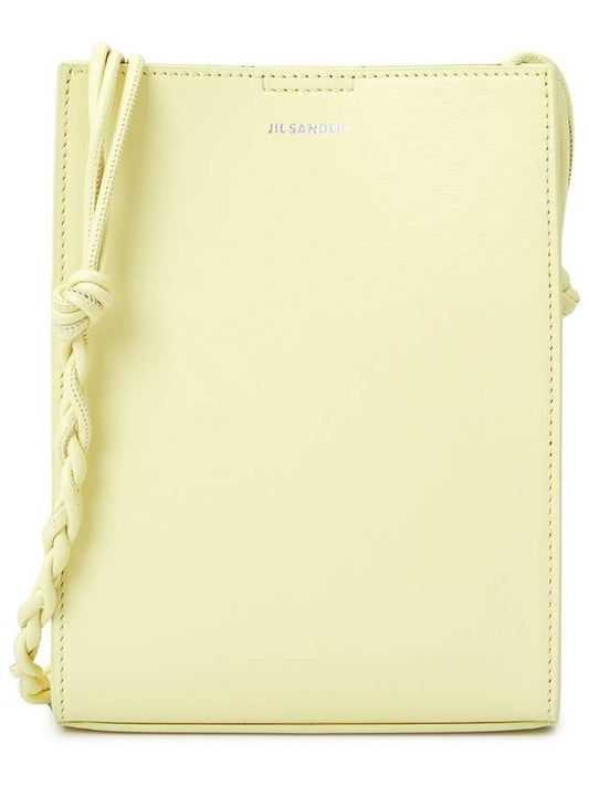 Women's Tangle Small Leather Shoulder Bag Lemon - JIL SANDER - BALAAN 2