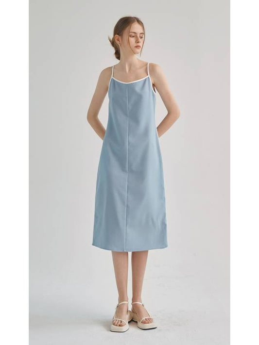 Sienna bustier long string tank top dress_blue - ARIFF - BALAAN 1