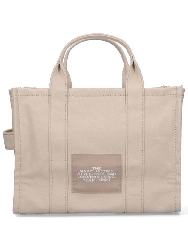 Logo Medium Canvas Tote Bag Beige - MARC JACOBS - BALAAN 4