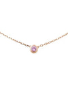 Damour Pink Sapphire Necklace Rose Gold - CARTIER - BALAAN 1