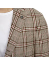 Men's Check Jacket Brown - RVR LARDINI - BALAAN 9