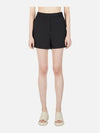 Women's Black Wool Short Pants - MAX MARA - BALAAN 2