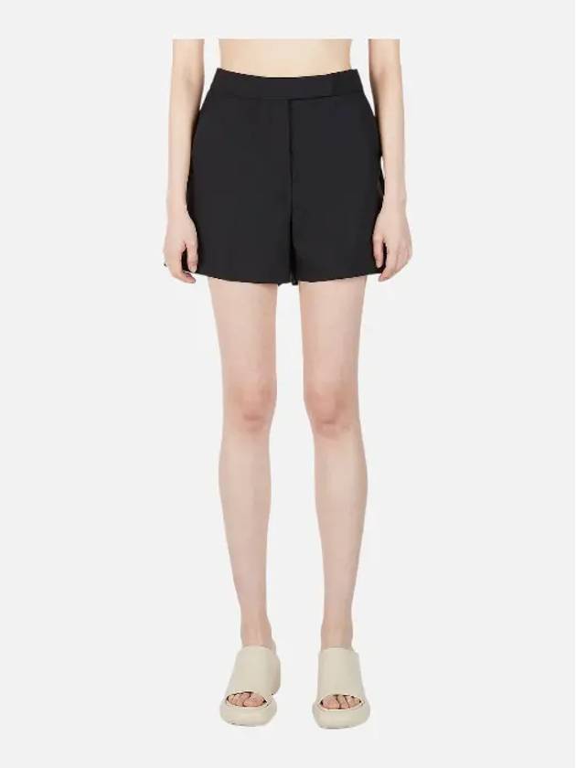 Women's Black Wool Short Pants - MAX MARA - BALAAN 3