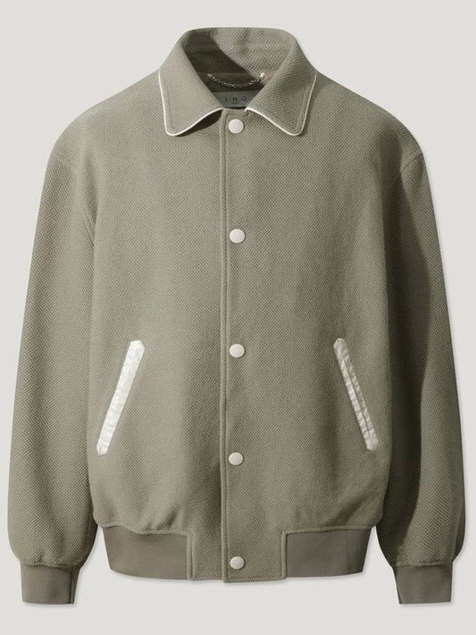 Khaki summer trim VARSITY jacket - IRO - BALAAN 1