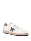 Ballstar Dusty Blue Tab Low Top Sneakers White - GOLDEN GOOSE - BALAAN 3