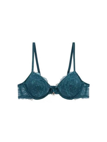 UNDERWEAR 3 17 ARMANI BRANDDAY oneday coupon 10% payback woflower lace pushup bra blue green 271327 - EMPORIO ARMANI - BALAAN 1