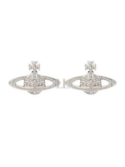 Mini Bas Relief Earrings Silver - VIVIENNE WESTWOOD - BALAAN 2