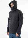 01805215010Tech fleece pullover funnel neck hooded tshirtblack - NIKE - BALAAN 1