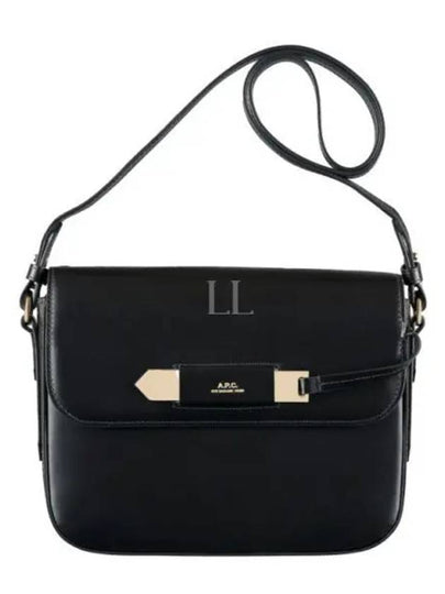 Women's Charlotte Leather Cross Bag Black - A.P.C. - BALAAN 2