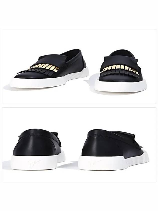 RM6121 NERO gold slipons - GIUSEPPE ZANOTTI - BALAAN 4