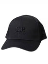 Embroidered Logo Ball Cap Black - CP COMPANY - BALAAN 2