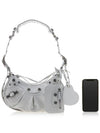 Le Cagole XS Lambskin Shoulder Bag White - BALENCIAGA - BALAAN 7