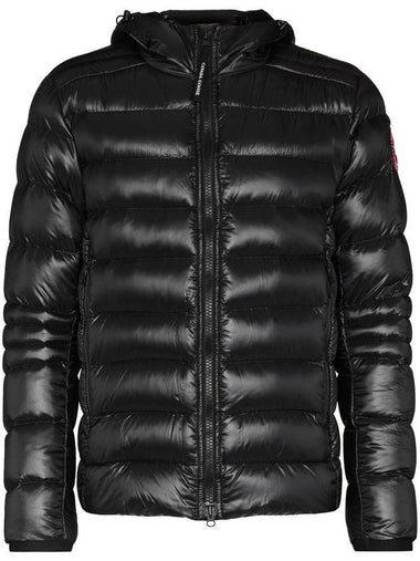 Crofton Hooded Down Padding Jacket Carbon - CANADA GOOSE - BALAAN 1