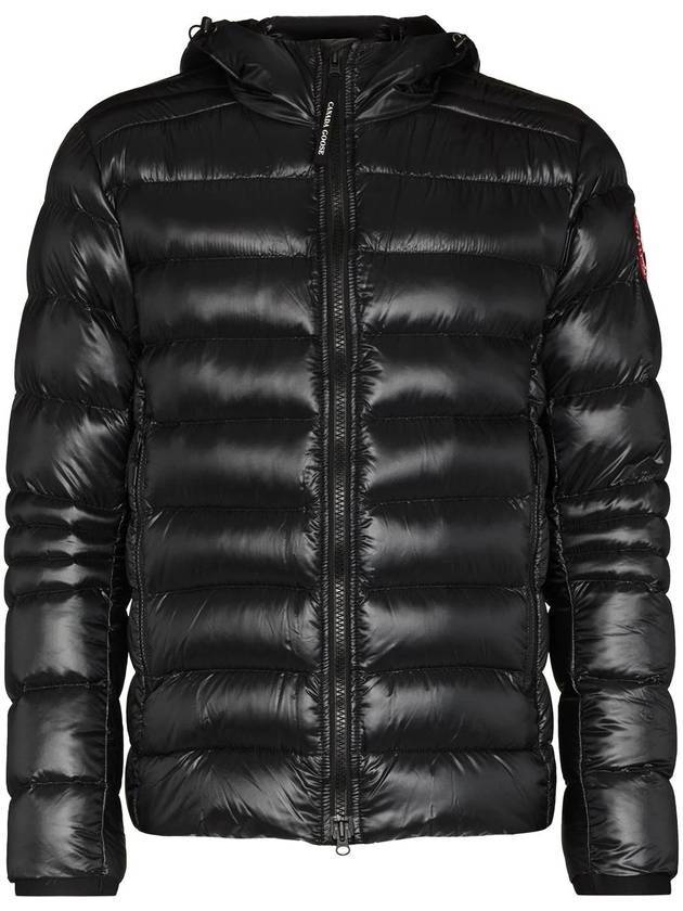 Crofton Hooded Down Padding Jacket Carbon - CANADA GOOSE - BALAAN 1