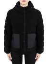 Kids AUDRIEU down padded jacket black 1A00038 5977H 999 12 14A adult wearable - MONCLER - BALAAN 3