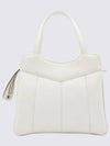 Petite GG Leather Tote Bag White - GUCCI - BALAAN 7