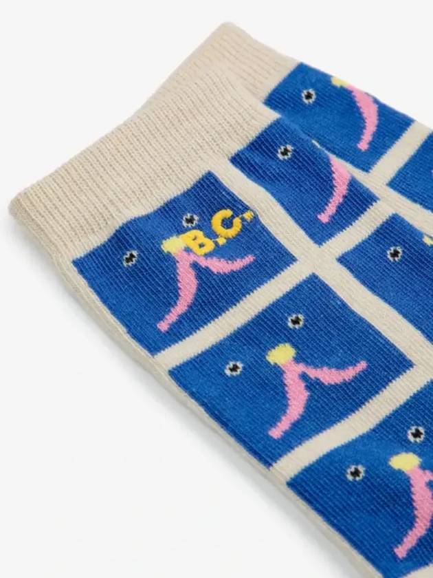 Funny Face All Over Long Socks B224AI004 Italian Kids - BOBO CHOSES - BALAAN 3