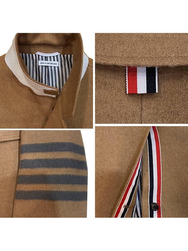 Hair Engineer 4 Bar Classic Chesterfield Single Coat Camel - THOM BROWNE - BALAAN 10