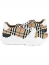 Vintage Check Suede Leather Sneakers Archive Beige - BURBERRY - BALAAN 3