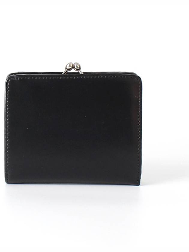 Calf Coin Pocket Half Wallet Black - VIVIENNE WESTWOOD - BALAAN 3