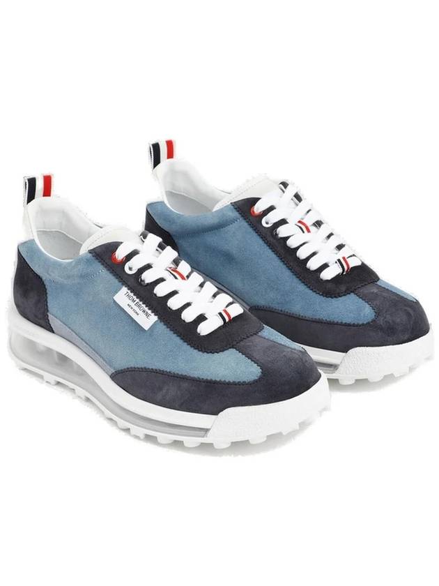 Tech Runner Low Top Sneakers Navy - THOM BROWNE - BALAAN 6