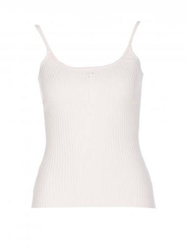 Logo Knit Sleeveless Pale Pink - COURREGES - BALAAN 1