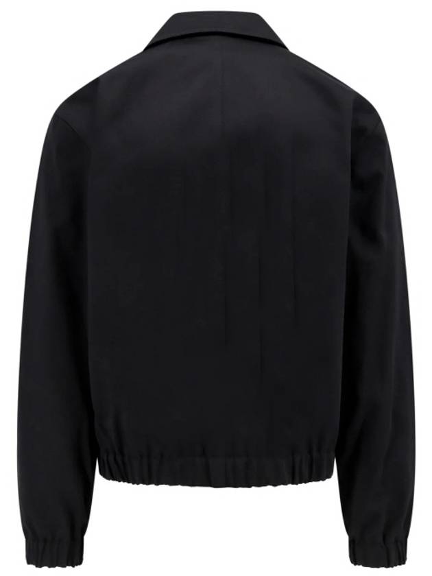 De Coeur Logo Zip-up Jacket Jacket Black - AMI - BALAAN 3